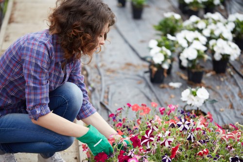 Load-based landscaping quote for a courtyard garden clearance